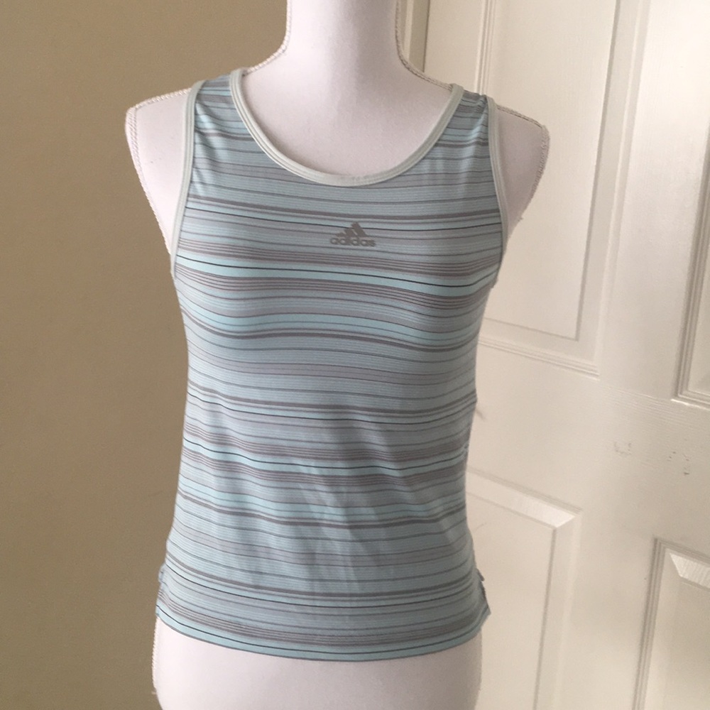 Adidas athletic racer back top size Large